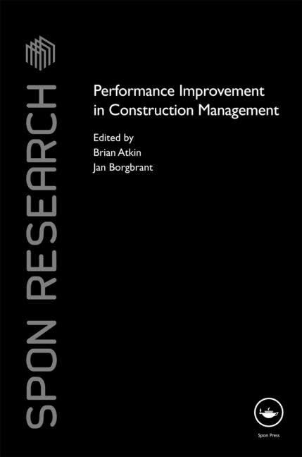 Product Image: Performance Improvement in Construction Management (Spon Research)