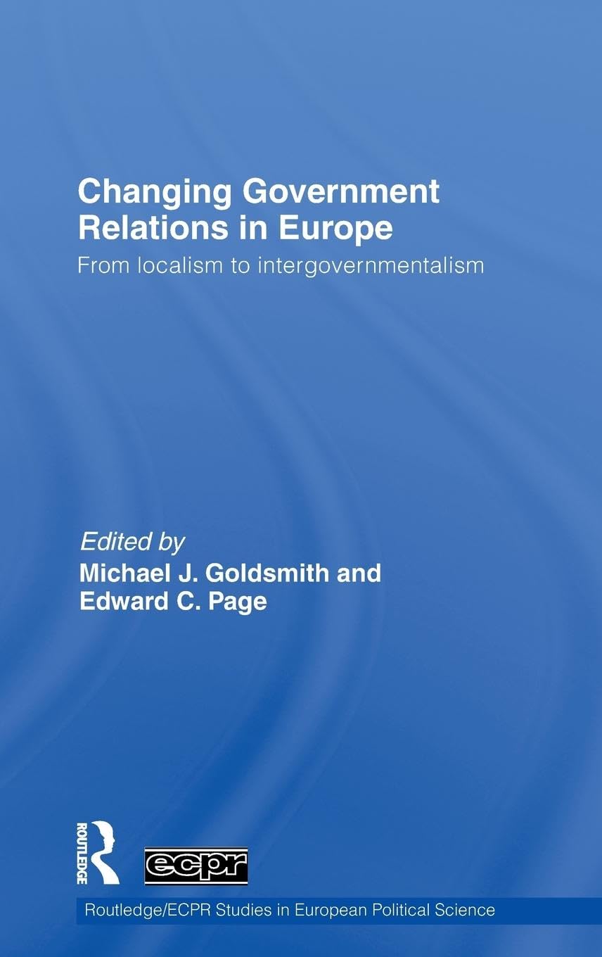 Product Image: Changing Government Relations in Europe