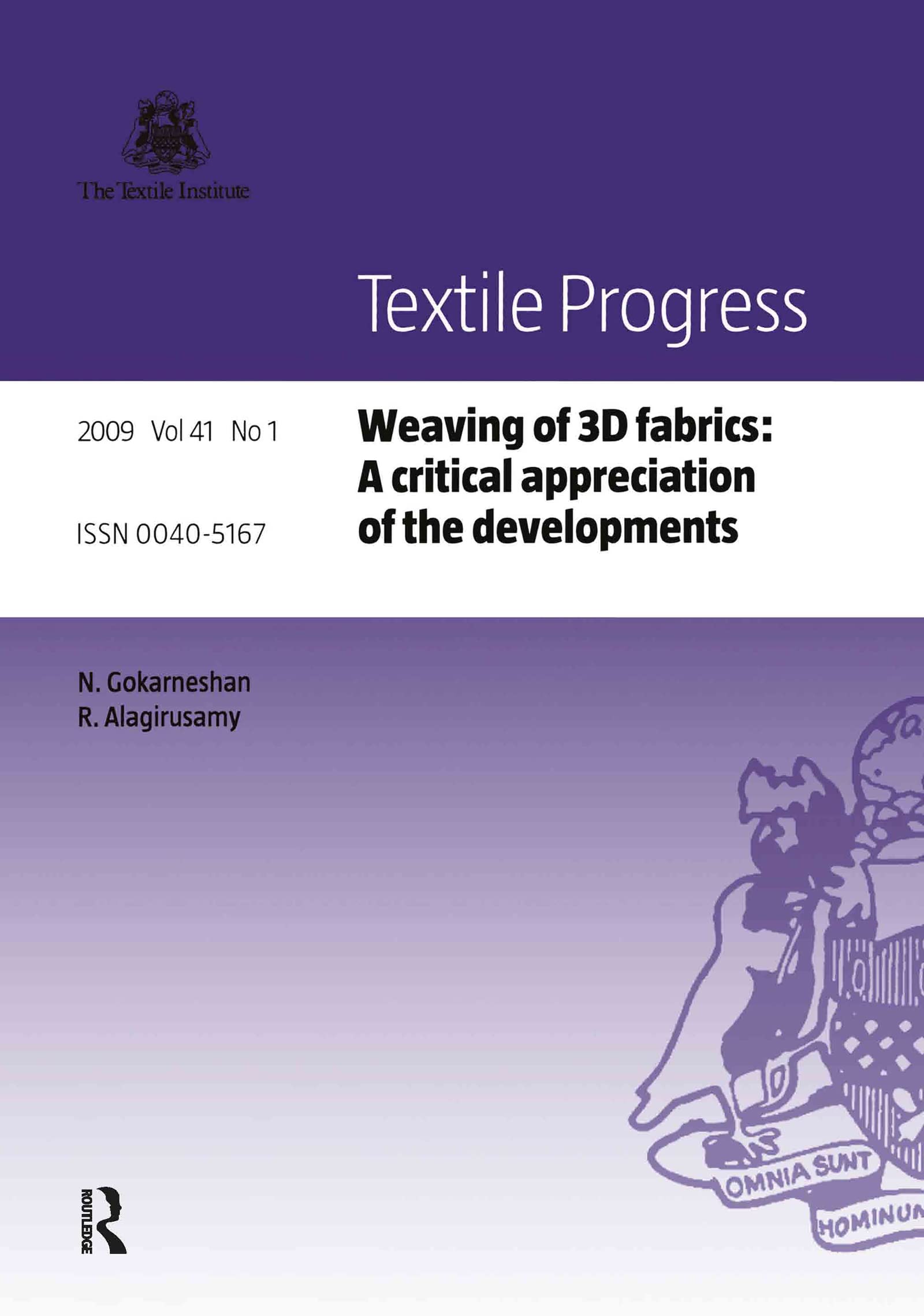 Weaving of 3d Fabrics: A Critical Appreciation of the Developments Business & Technology