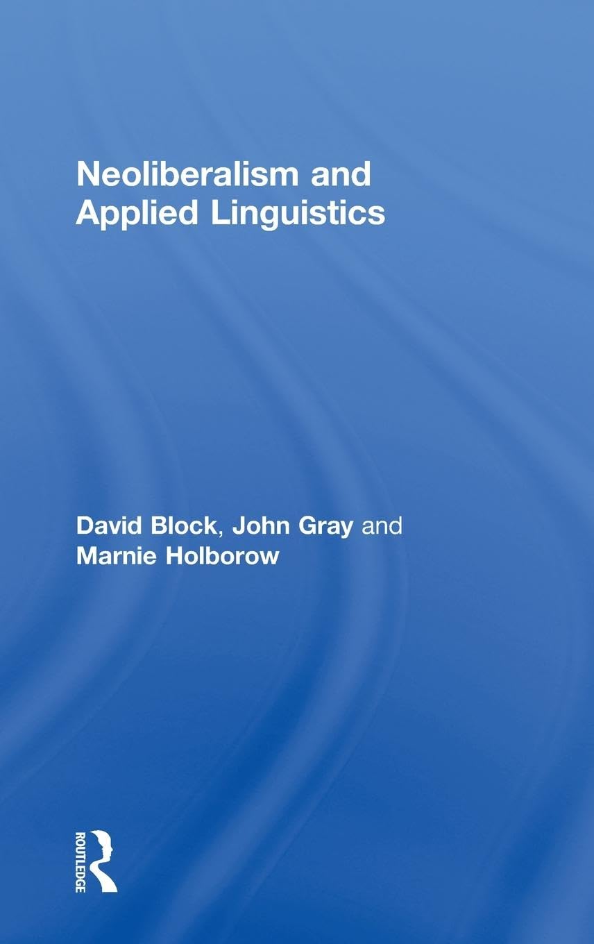 Product Image: Neoliberalism and Applied Linguistics