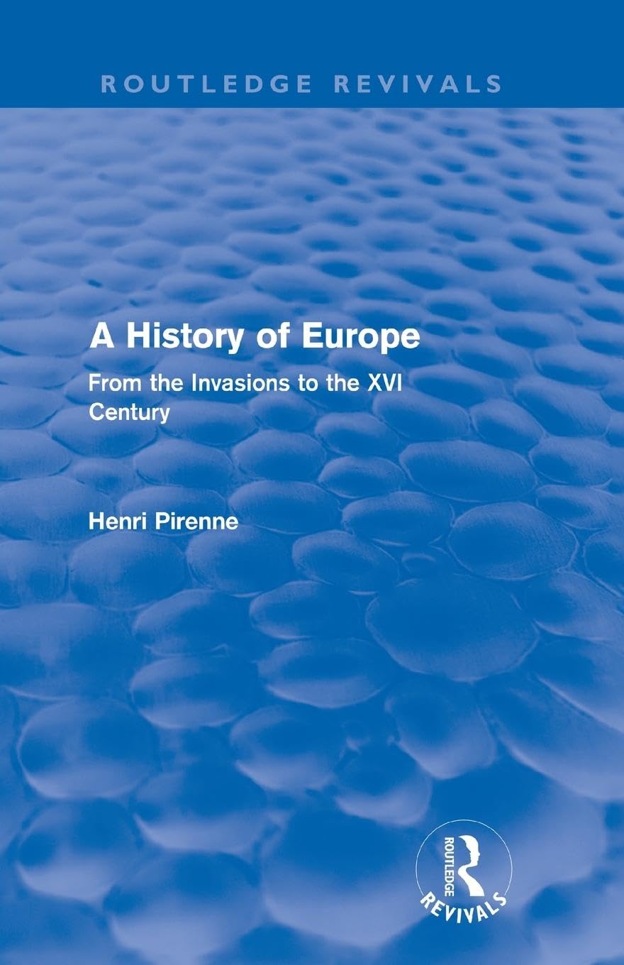 A History of Europe (Routledge Revivals) Psychology