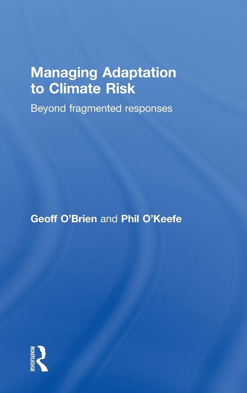 Product Image: Managing Adaptation to Climate Risk