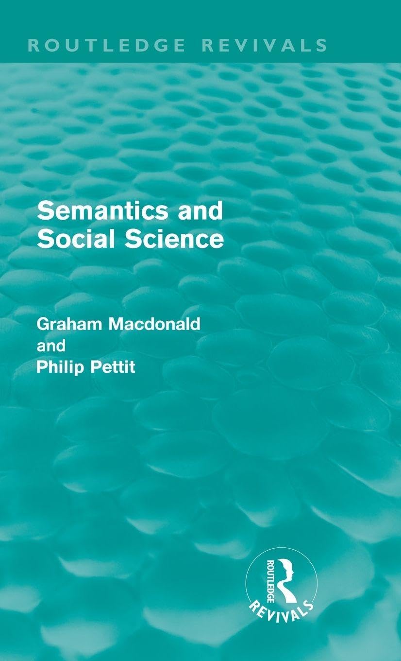 Product Image: Semantics and Social Science