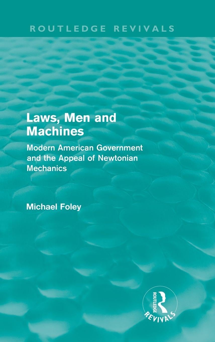 Laws, Men and Machines Politics & History books
