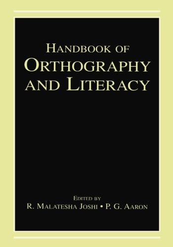 Handbook of Orthography and Literacy Social Sciences