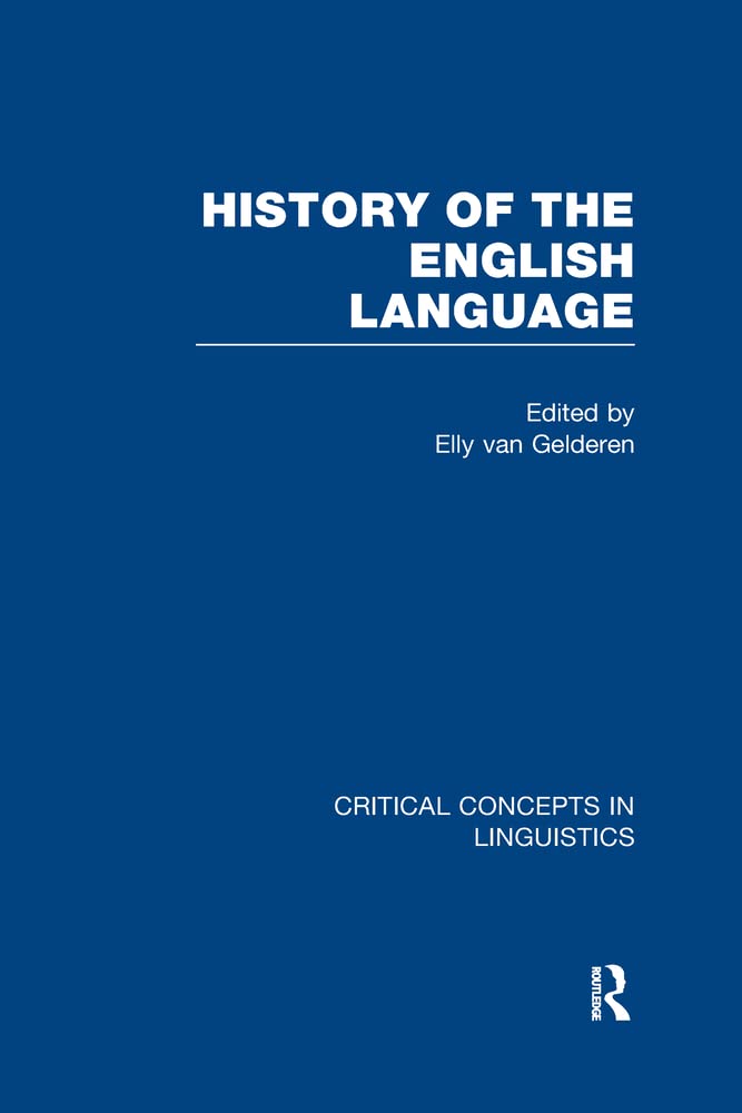 History of the English Language Books