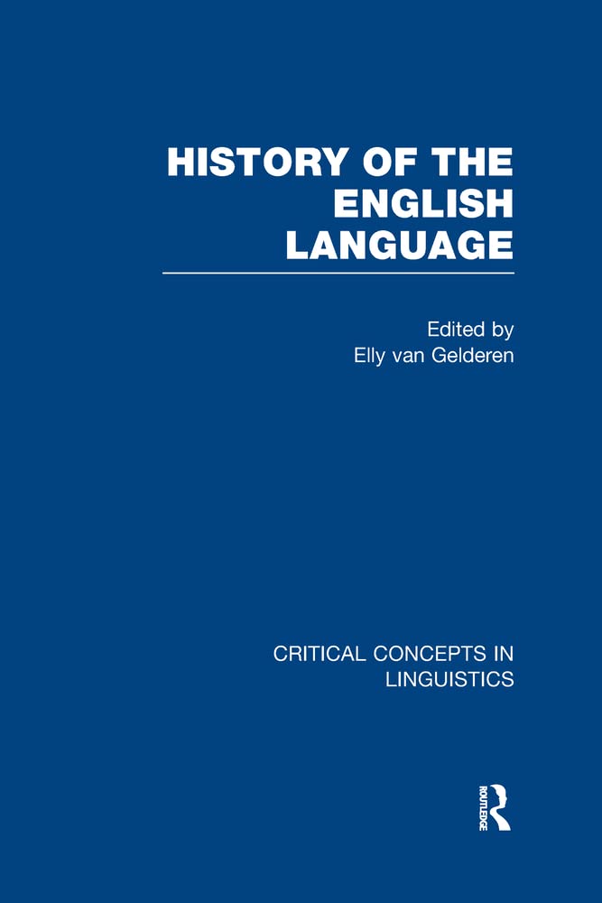 History of the English Language Books