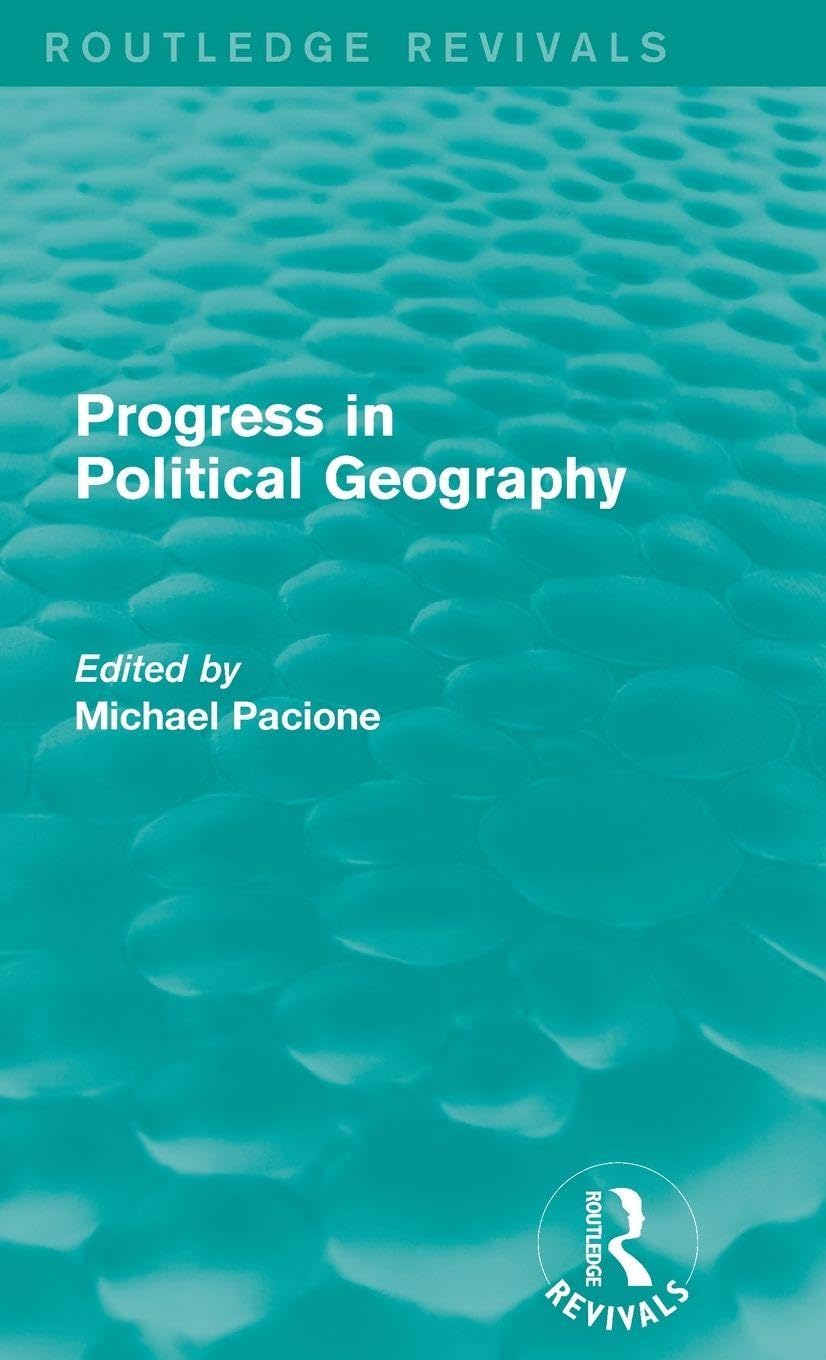 Product Image: Progress in Political Geography (Routledge Revivals)