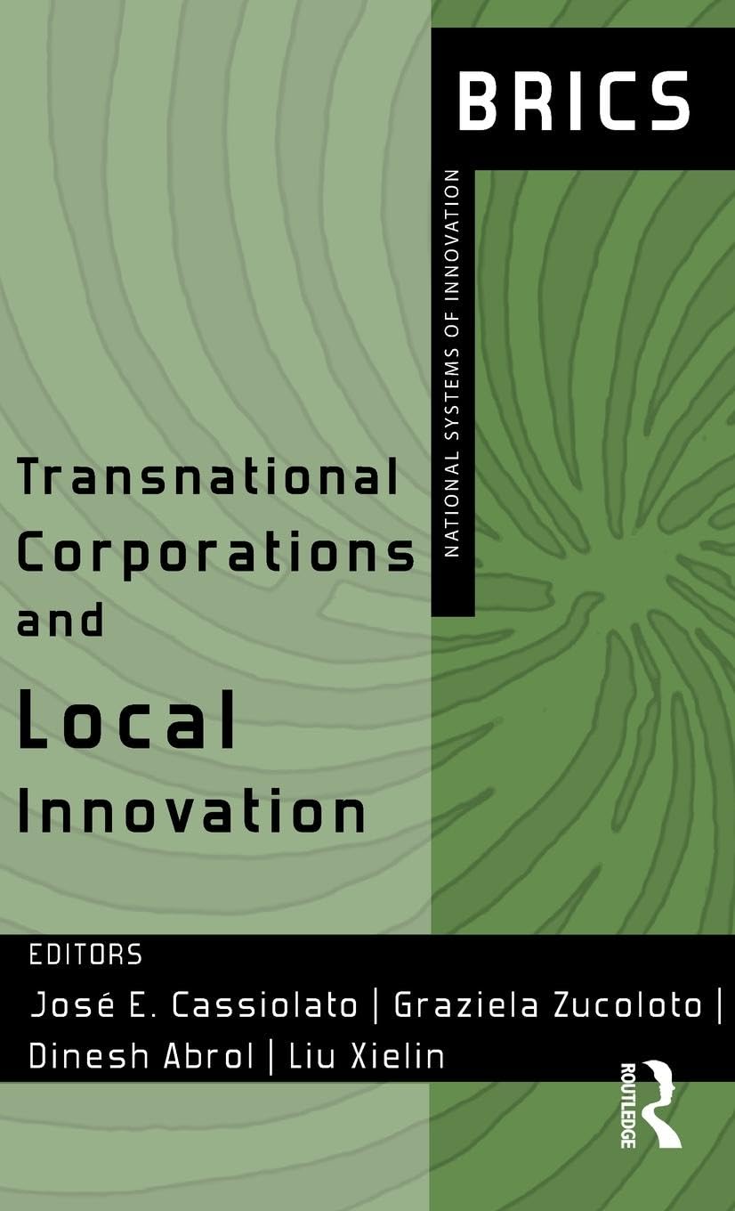 Transnational Corporations and Local Innovation Law