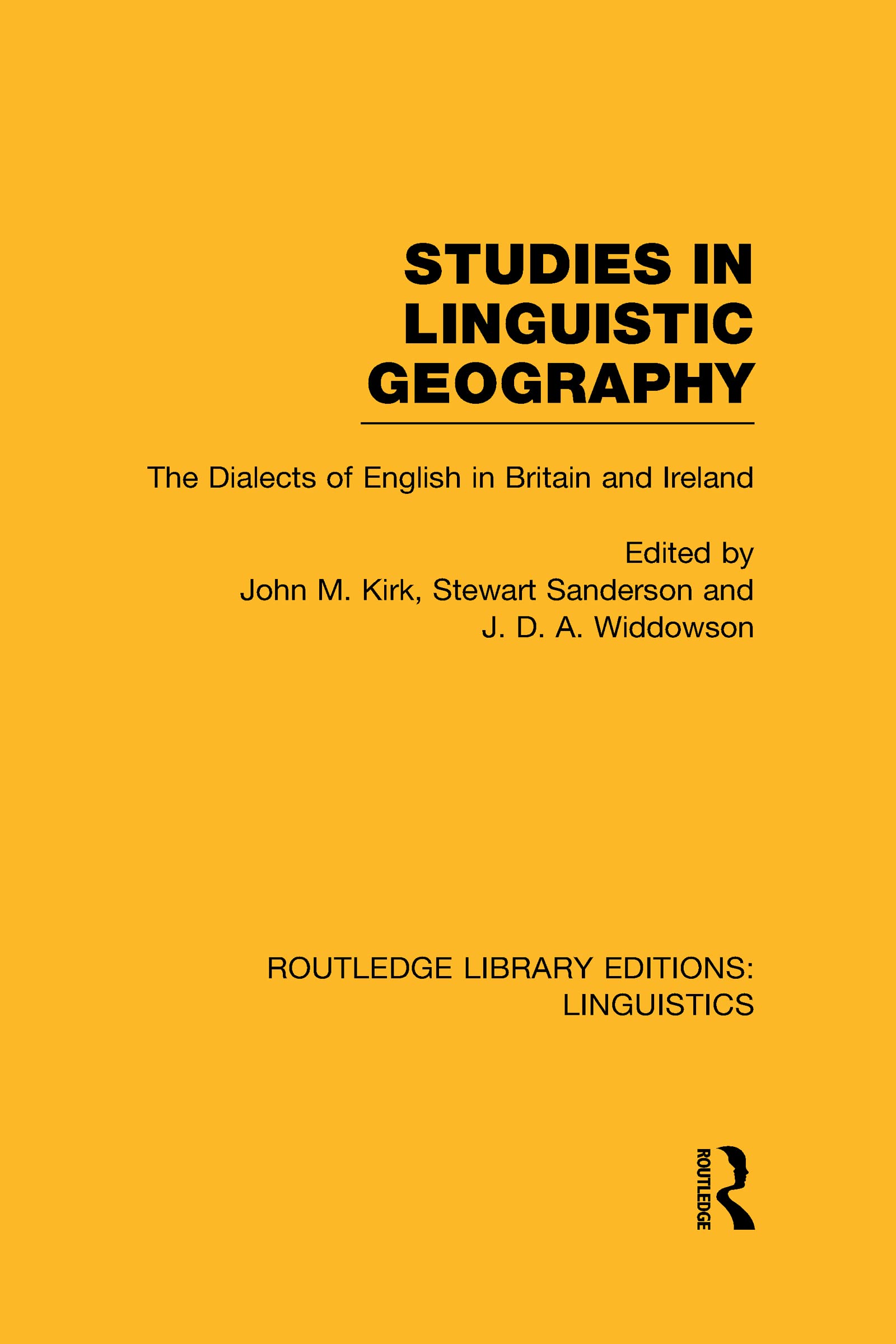 Studies in Linguistic Geography (RLE Linguistics D Social Sciences