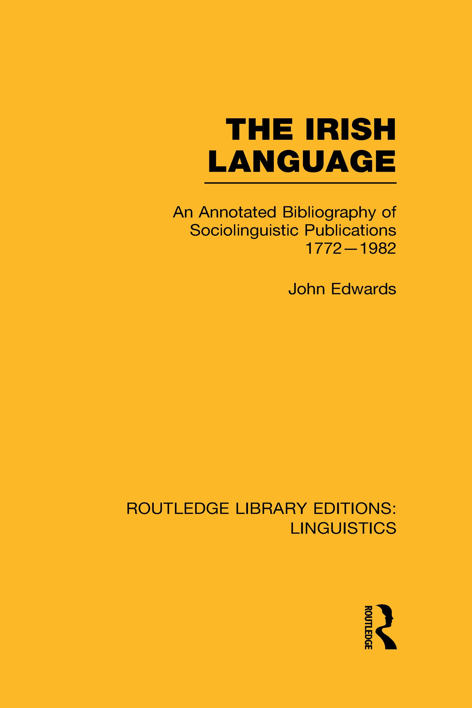 Product Image: The Irish Language (RLE Linguistics E