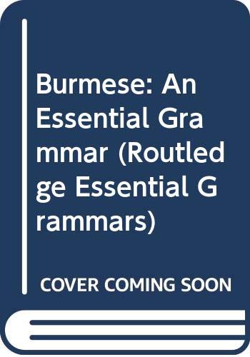 Burmese: An Essential Grammar (Routledge Essential Grammars) Contemporary literature