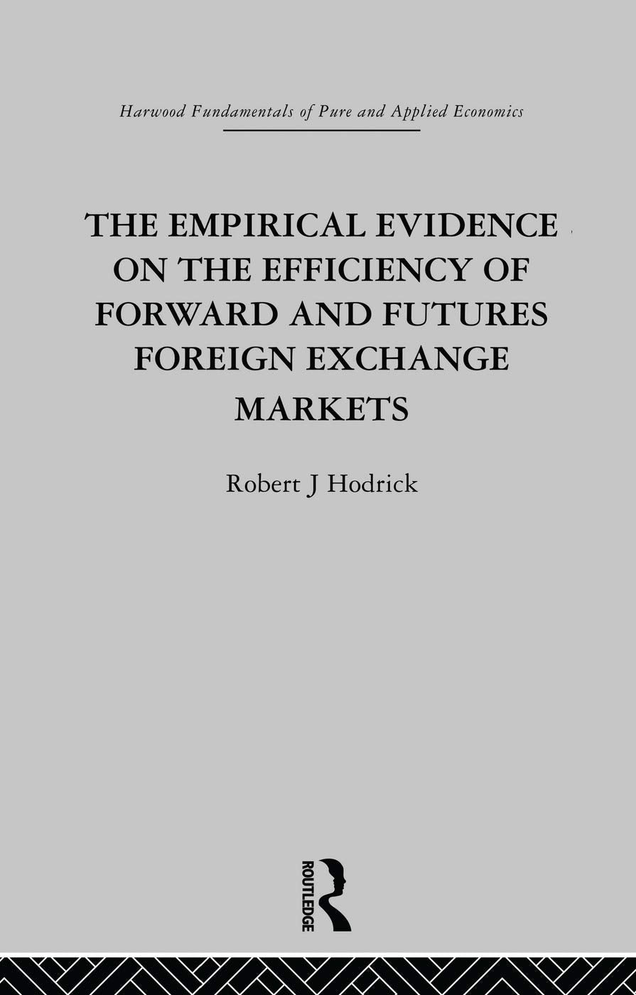 The Empirical Evidence on the Efficiency of Forward and Futures Foreign Exchange Markets Business, Finance & Career