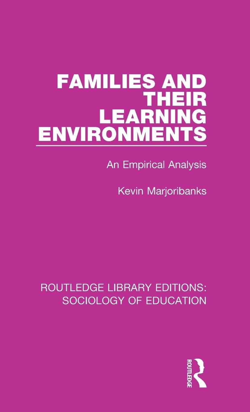 Families and their Learning Environments Education & Training