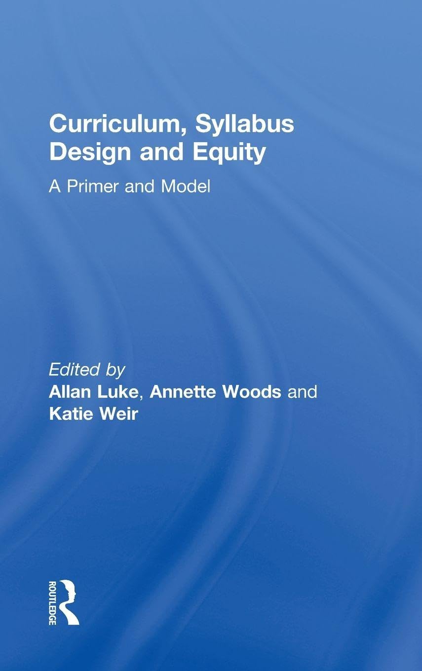 Product Image: Curriculum, Syllabus Design and Equity