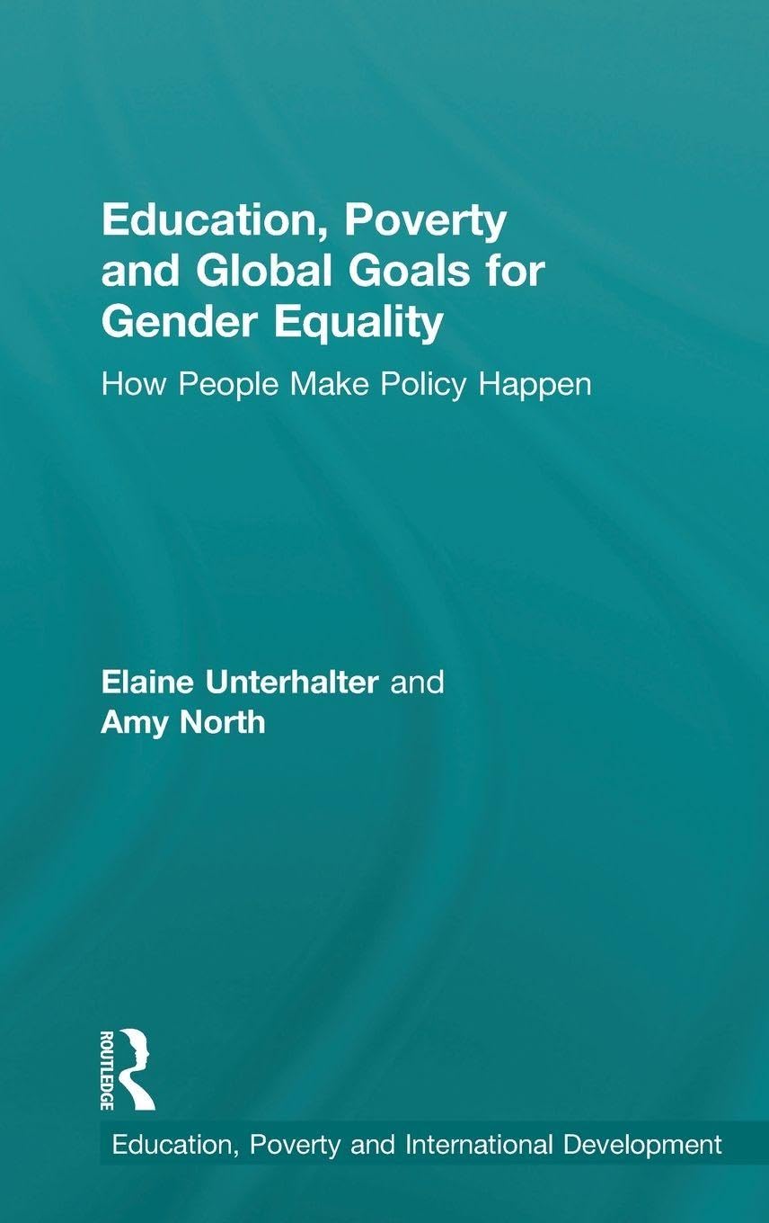 Education, Poverty and Global Goals for Gender Equality Books