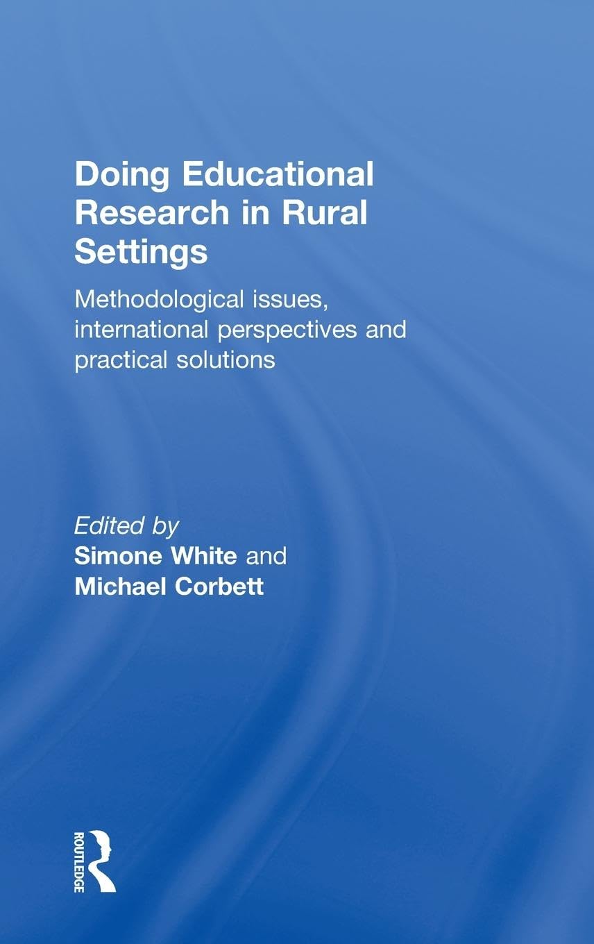 Product Image: Doing Educational Research in Rural Settings