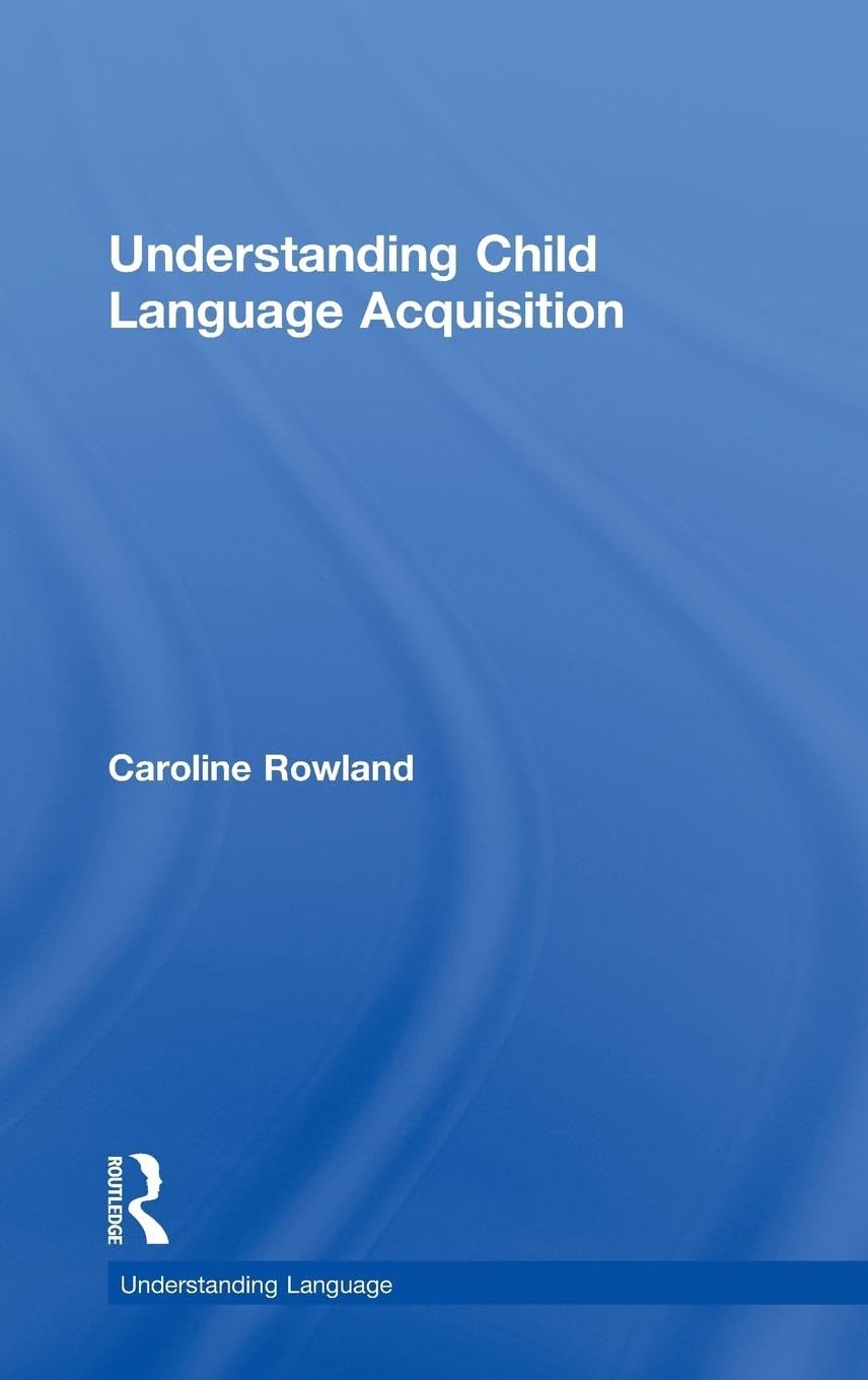 Product Image: Understanding Child Language Acquisition