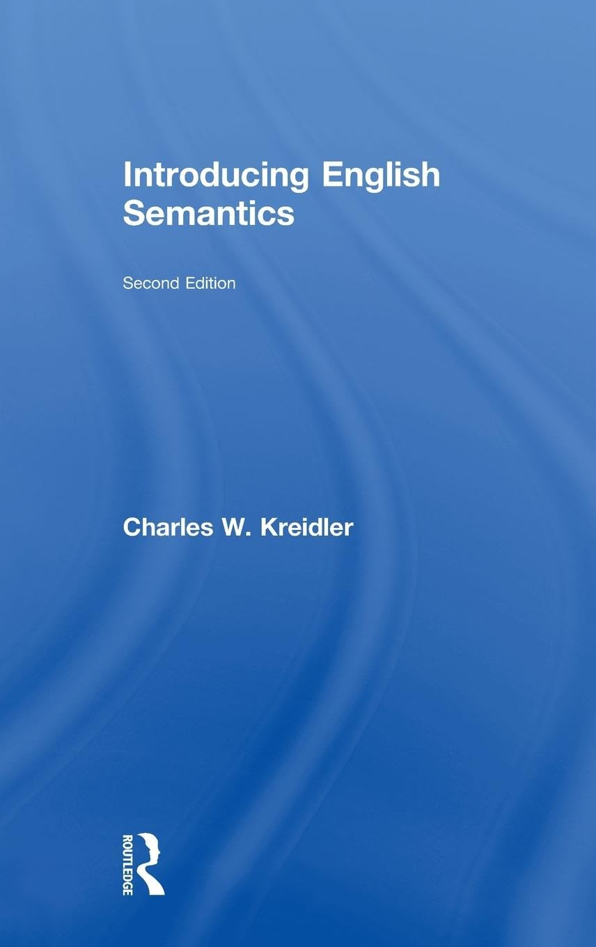 Introducing English Semantics Social Sciences
