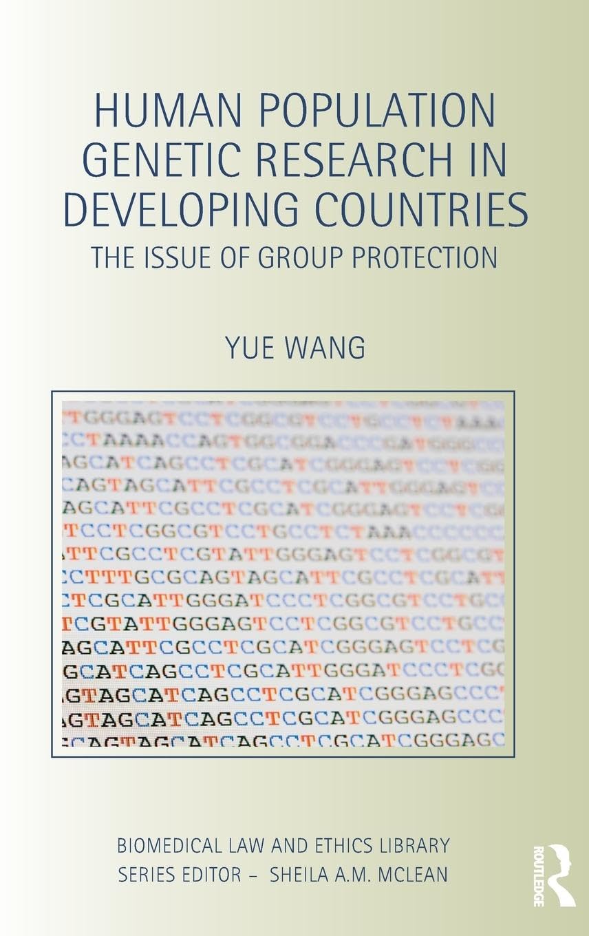 Product Image: Human Population Genetic Research in Developing Countries