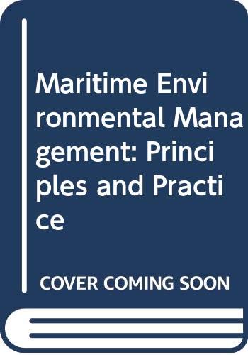 Maritime Environmental Management: Principles and Practice Law