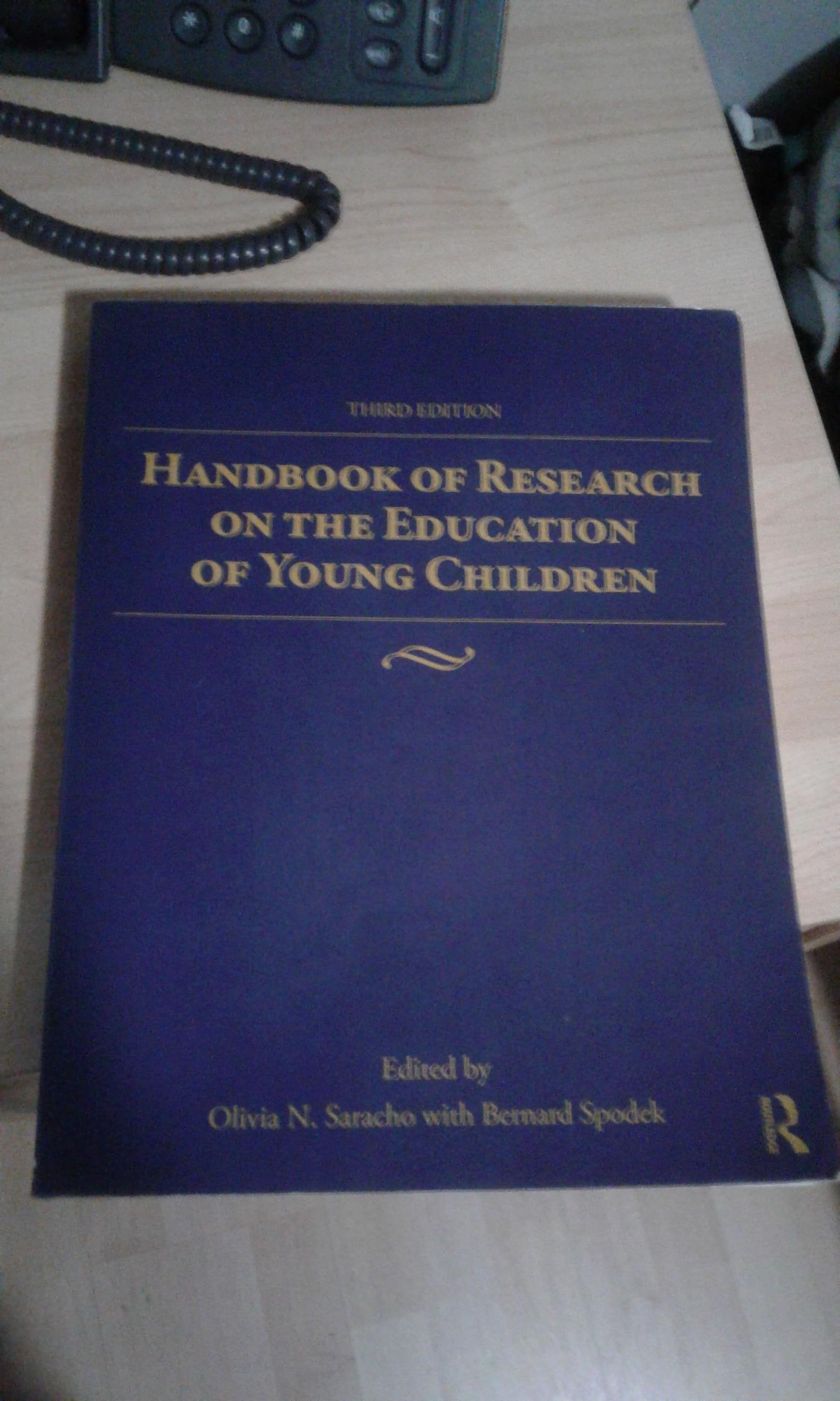 Handbook of Research on the Education of Young Children Education & Training