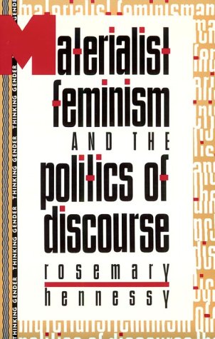Materialist Feminism and the Politics of Discourse (Thinking Gender) Books