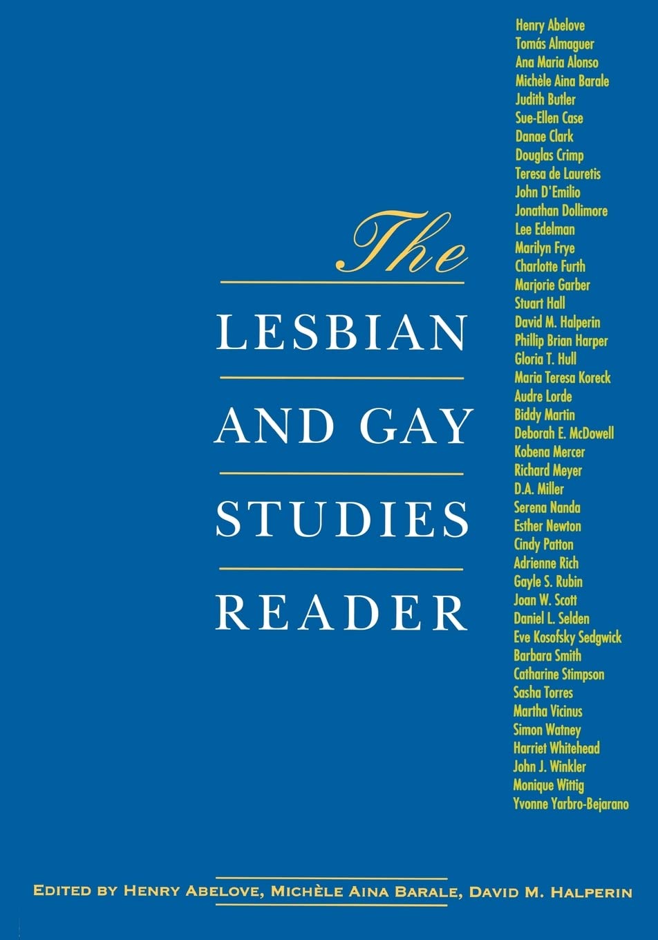 The Lesbian and Gay Studies Reader Media & Communication Books
