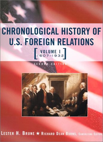 Chronological History of U.S. Foreign Relations Books