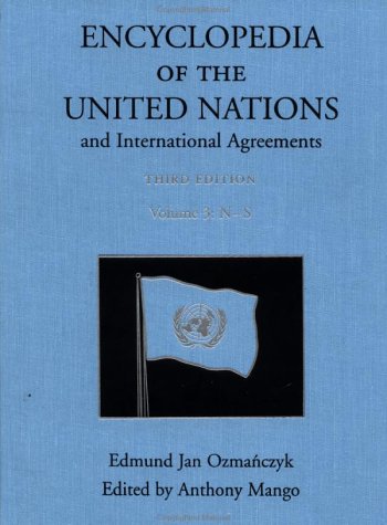 Encyclopedia of the United Nations and International Agreements Books