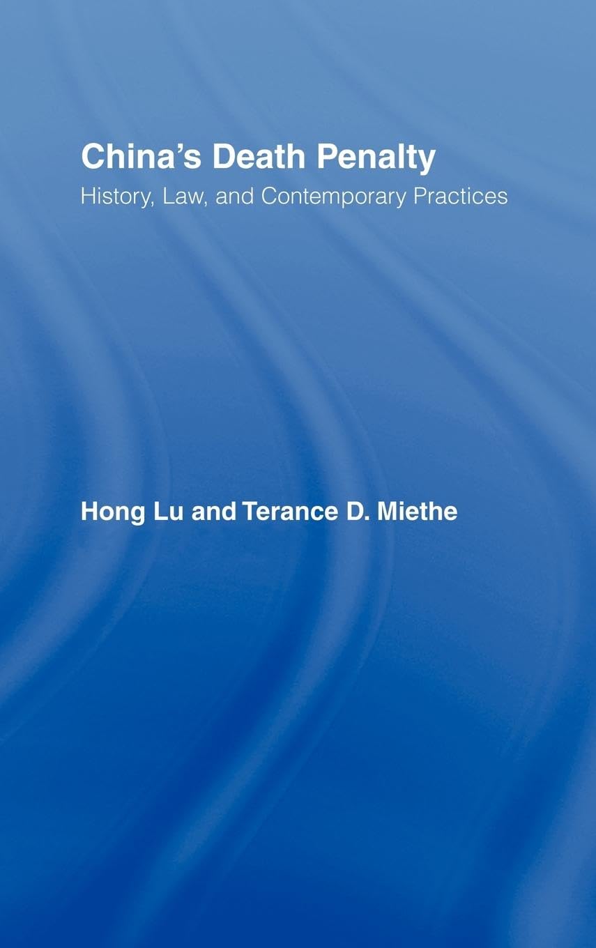 China's Death Penalty Law
