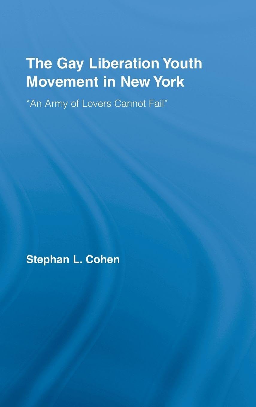 The Gay Liberation Youth Movement in New York Books