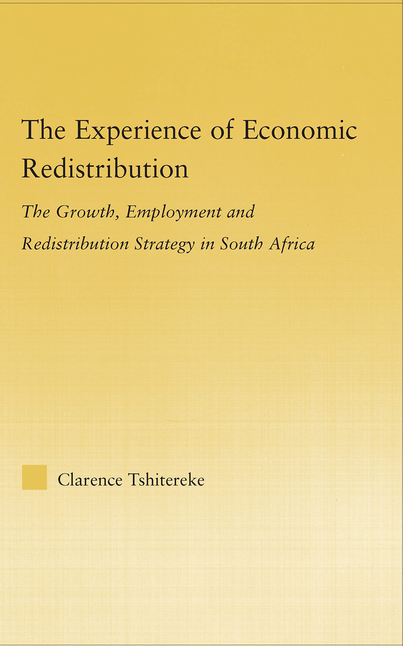 The Experience of Economic Redistribution Business, Finance & Career