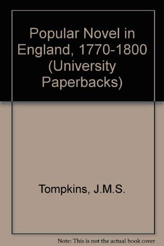 Popular Novel in England, 1770-1800 book