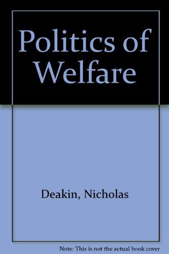 Politics of Welfare book