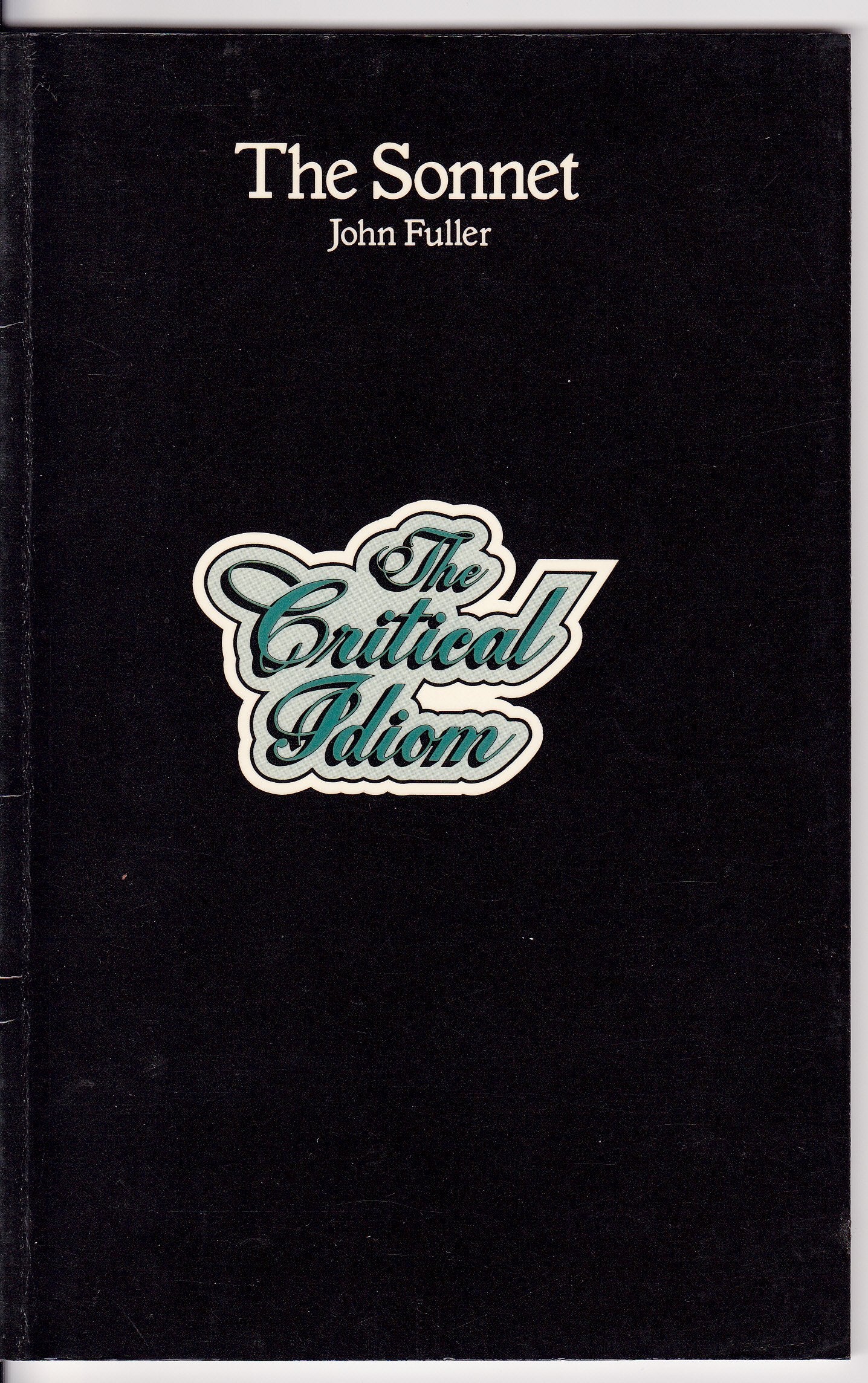 Sonnet (Critical Idiom S.) Contemporary literature