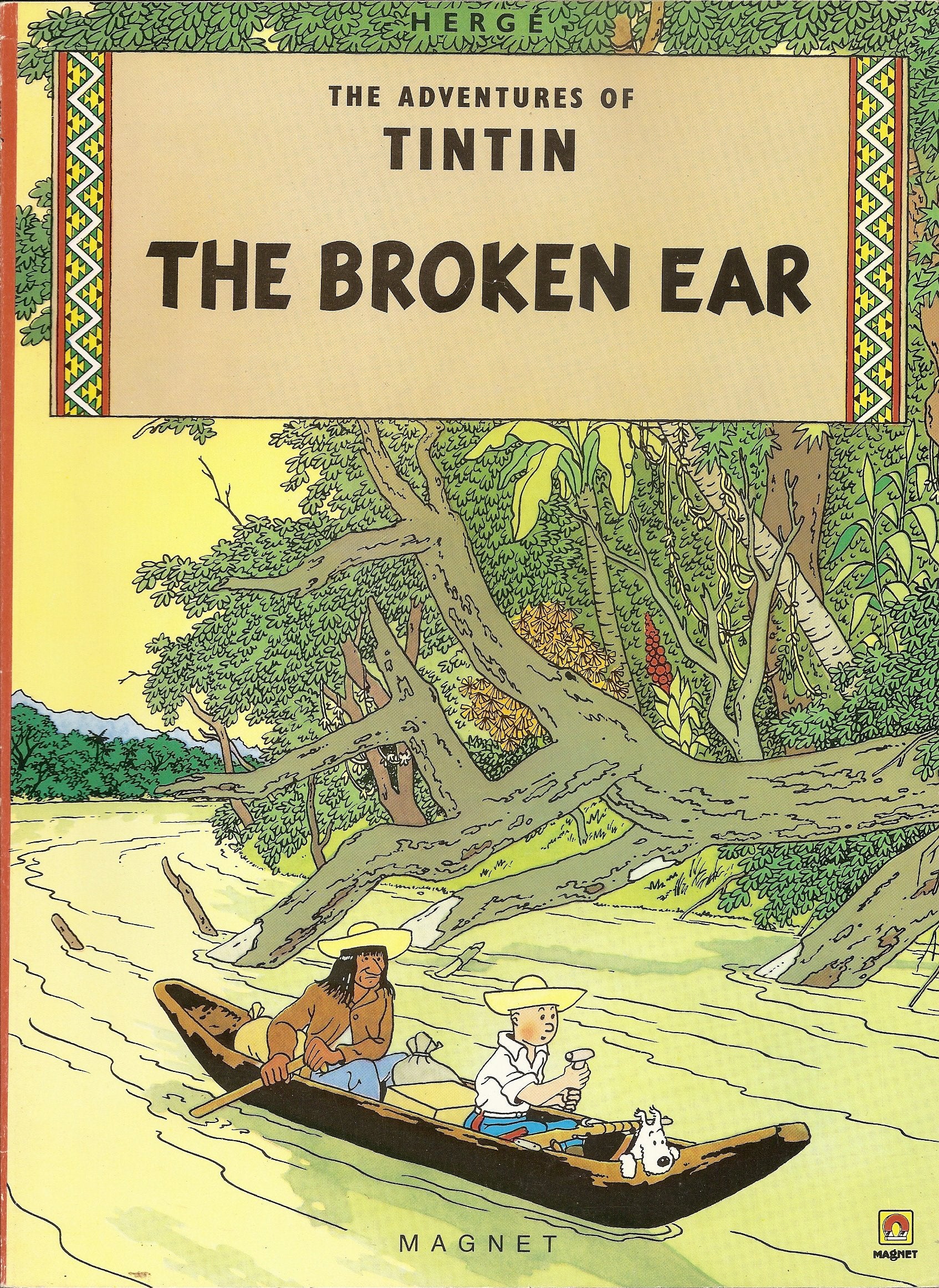 Adventures of Tintin the Broken Ear (The Adventures of Tintin) Manga