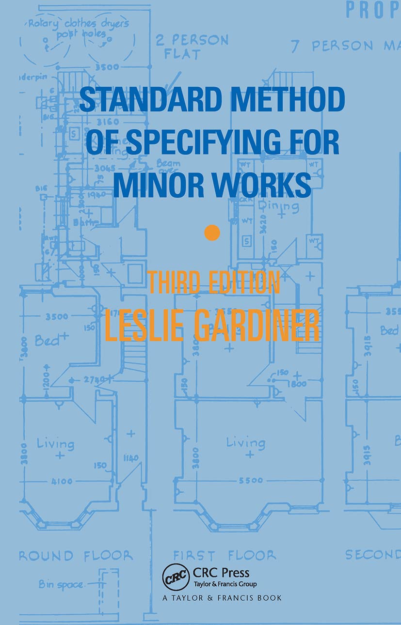 Product Image: Standard Method of Specifying for Minor Works