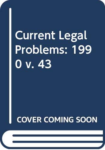 Product Image: 1990 (v. 43) (Current Legal Problems)