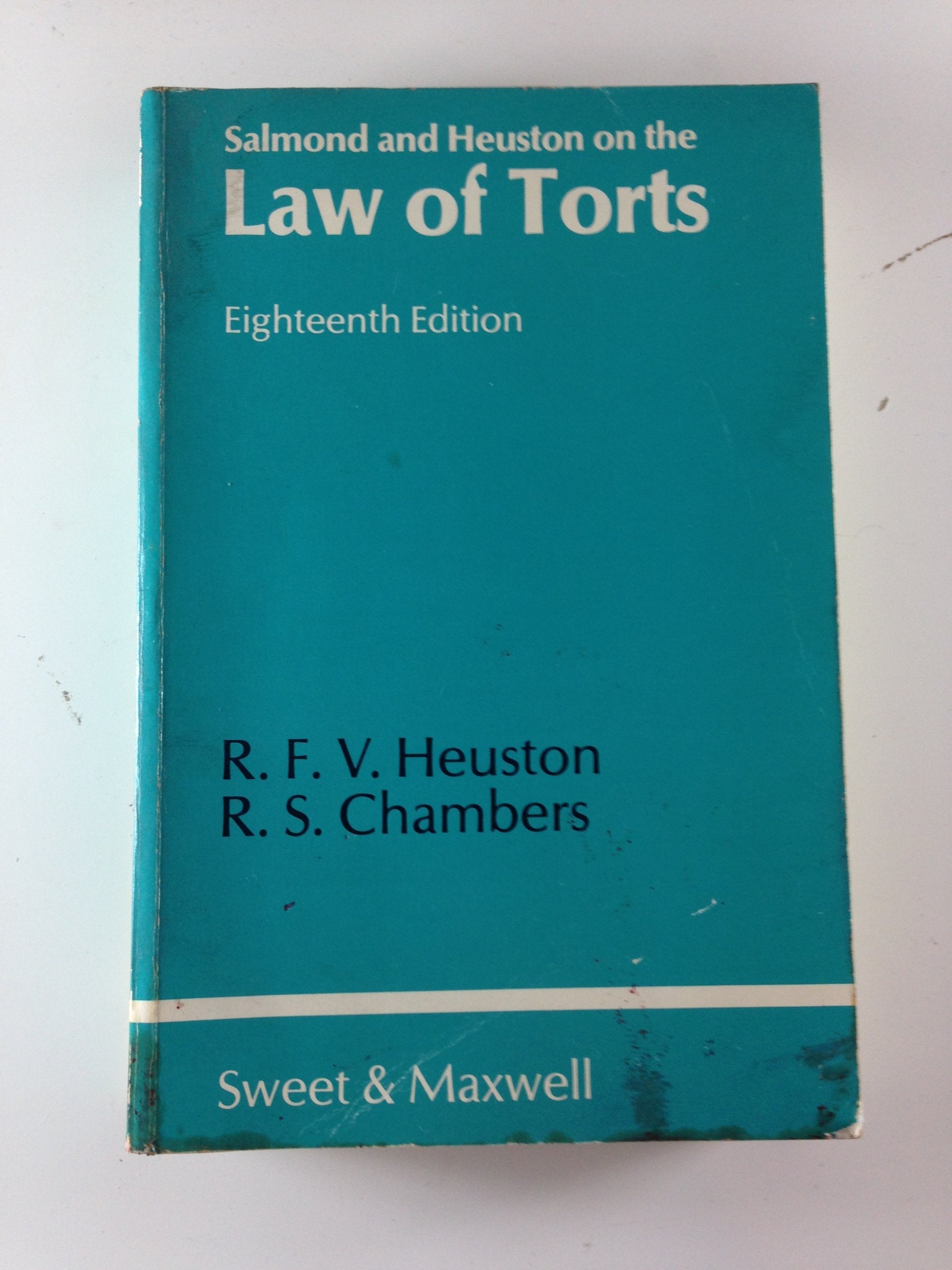 Salmond and Heuston on the law of torts Books