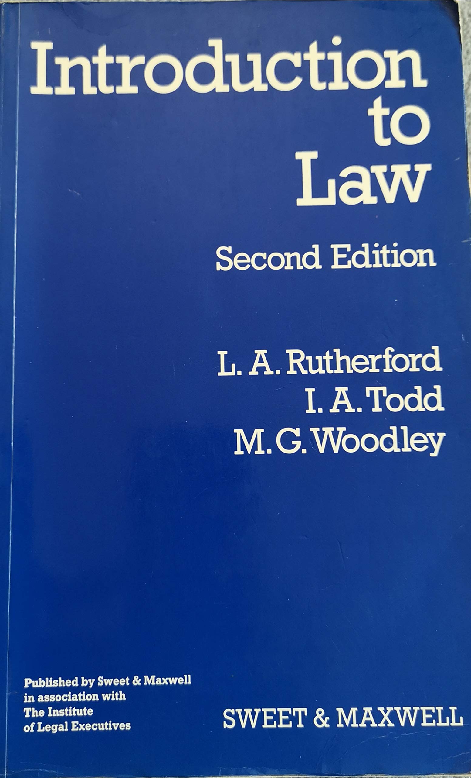 Introduction to Law Law