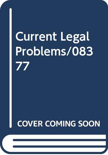 Product Image: 1991 (v. 44) (Current Legal Problems)