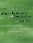 English for Contract and Company Law Law