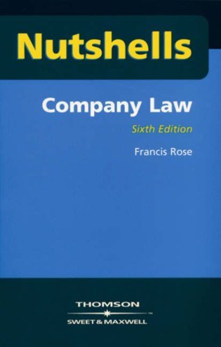 Product Image: Nutshells Company Law