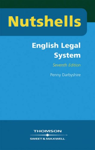 Nutshells English Legal System Law