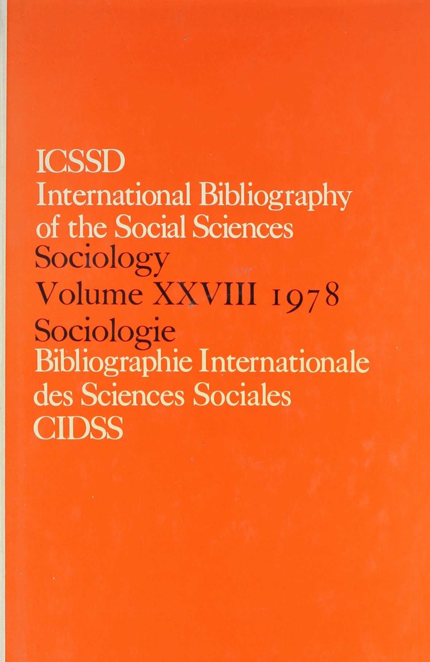 Sociology 1978 book