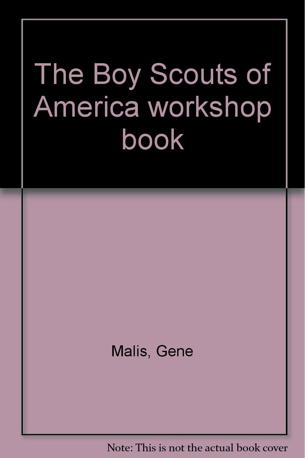 The Boy Scouts of America workshop book Books