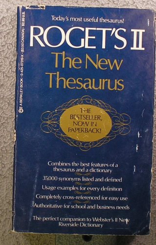 Rogets Ii New Books