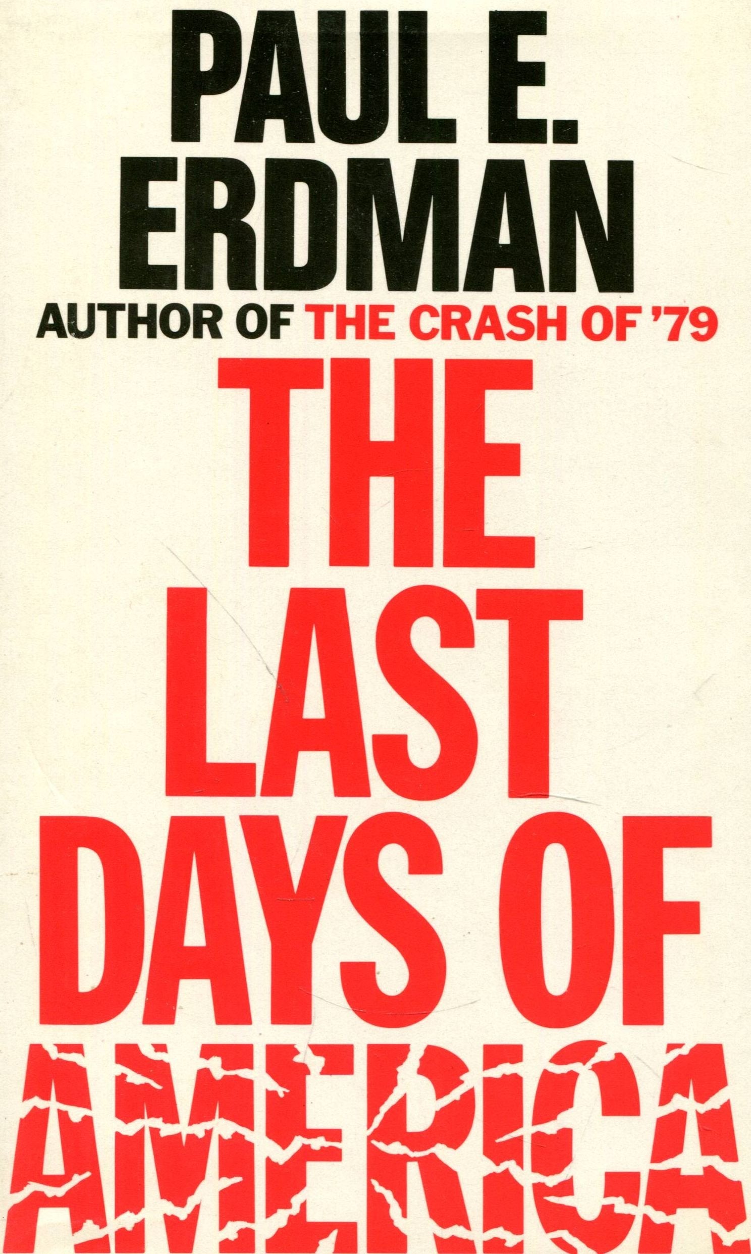 The Last Days of America Contemporary literature