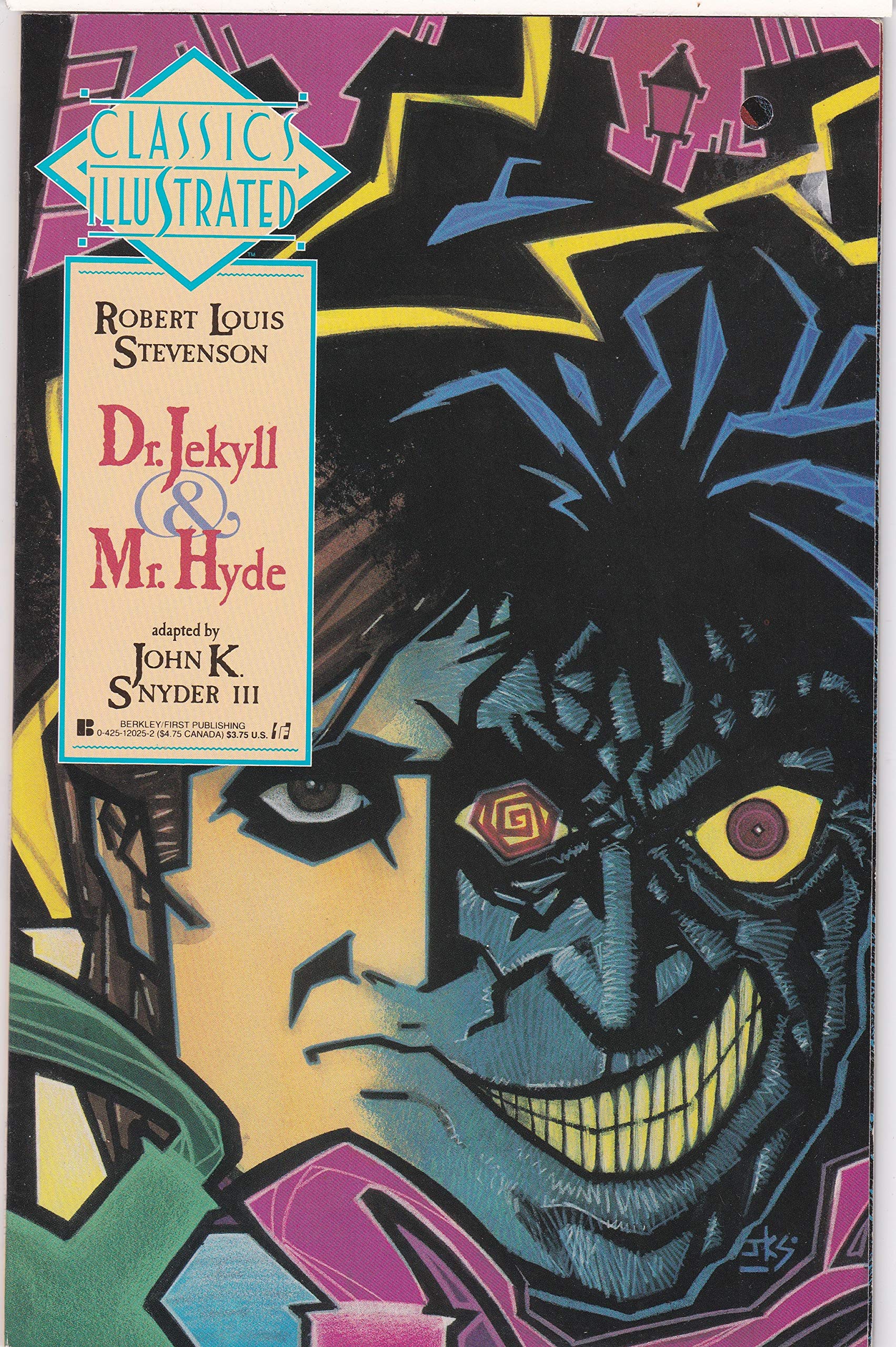 Dr. Jekyll & Mr. Hyde (Classics Illustrated (New York, N.Y.), No. 8.) Horror & Mystery